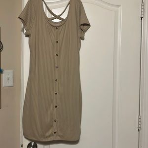 Beige dress size XL brand NOBO( no boundaries)